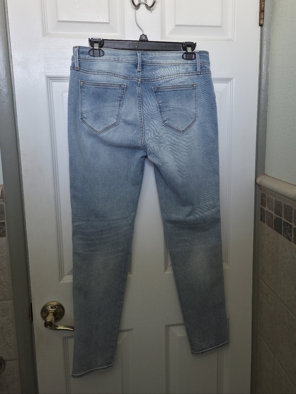 DRIFTWOOD Jackie Skinny-Leg Jeans Embroidered Side Panel Western Bohemian 28x28 - Picture 9 of 12